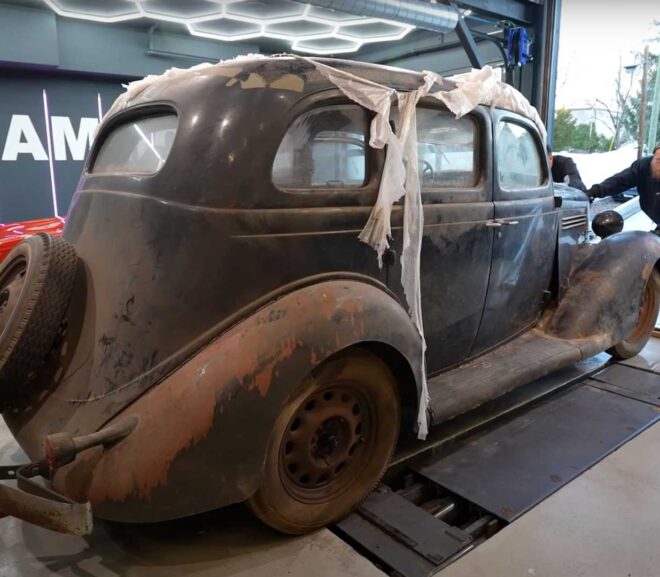 Pre-War Plymouth Barn Find Comes To Life After First Wash In 43 Years